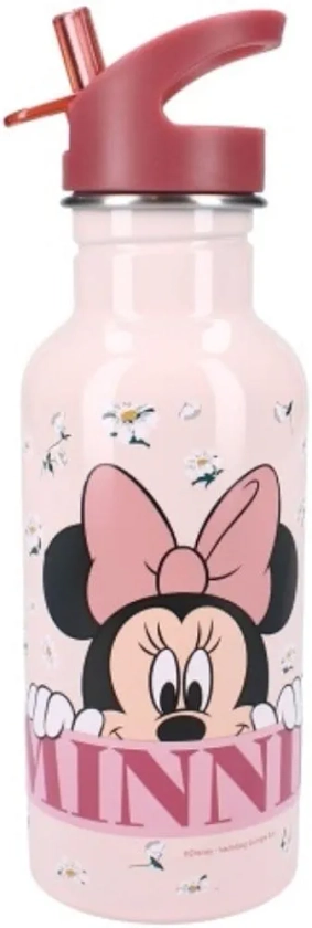 My sweety pop - Gourde - Acier Inoxydable – Minnie Mouse - Pour enfant - Crèche - Maternelle - Ecole - Vacances - Repas - 21 cm - Pour Fille - 500 ml - Hydratation - Idée Cadeau