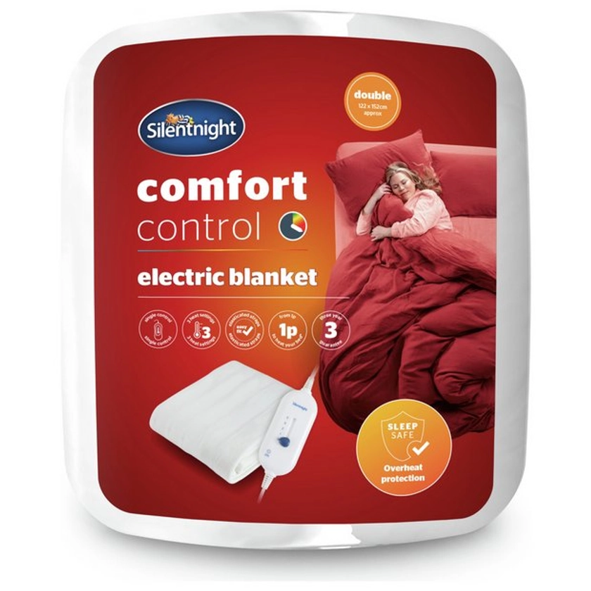 Buy Silentnight Comfort Control Electric Underblanket - Double | Electric blankets | Argos
