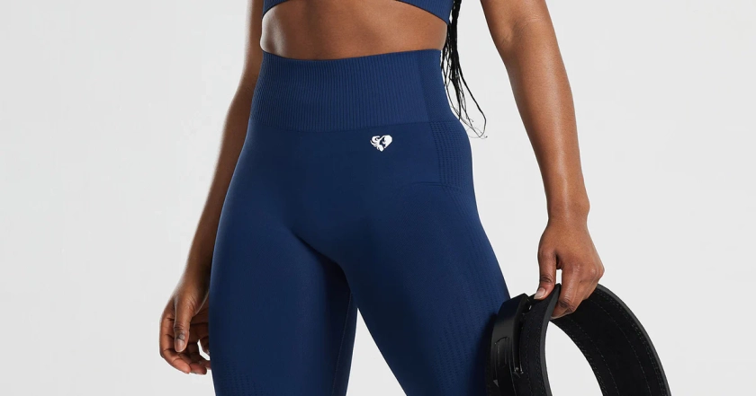 Power Seamless Leggings | Sapphire Blue