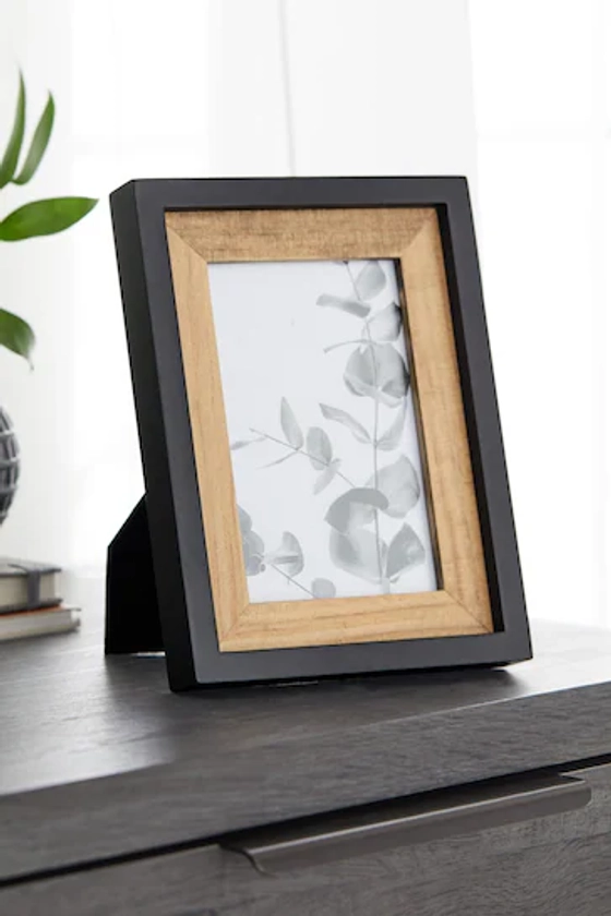 Buy Black Bronx Wood Picture Frame from the Next UK online shop