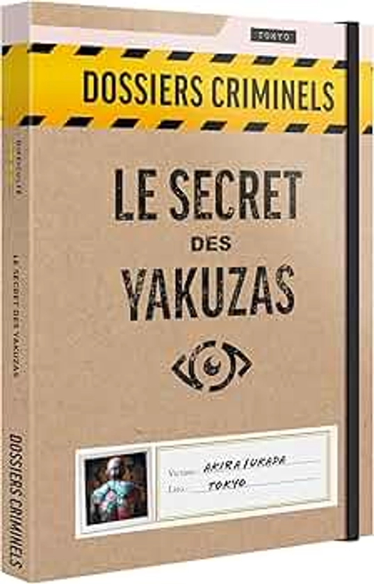 Platonia Games Dossiers Criminels - Le Secret des Yakuzas : Qui a tué Akira Fukada ? - Jeu de Societe Escape Game - Jeu d’Enquête Immersif et Collaboratif