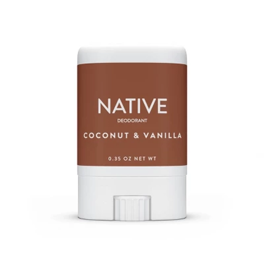 Native Deodorant - Coconut & Vanilla - Aluminum Free - Trial Size 0.35 oz