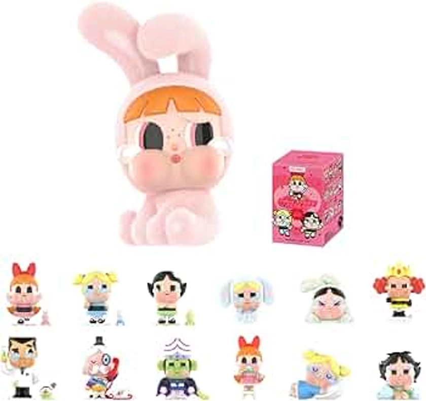 POP MART Crybaby x Powerpuff Girls Series Figures, Crybaby Blind Box Figures, Random Design Action Figures Collectible Toys Home Decorations, Holiday Birthday Gifts for Girls and Boys, Single Box