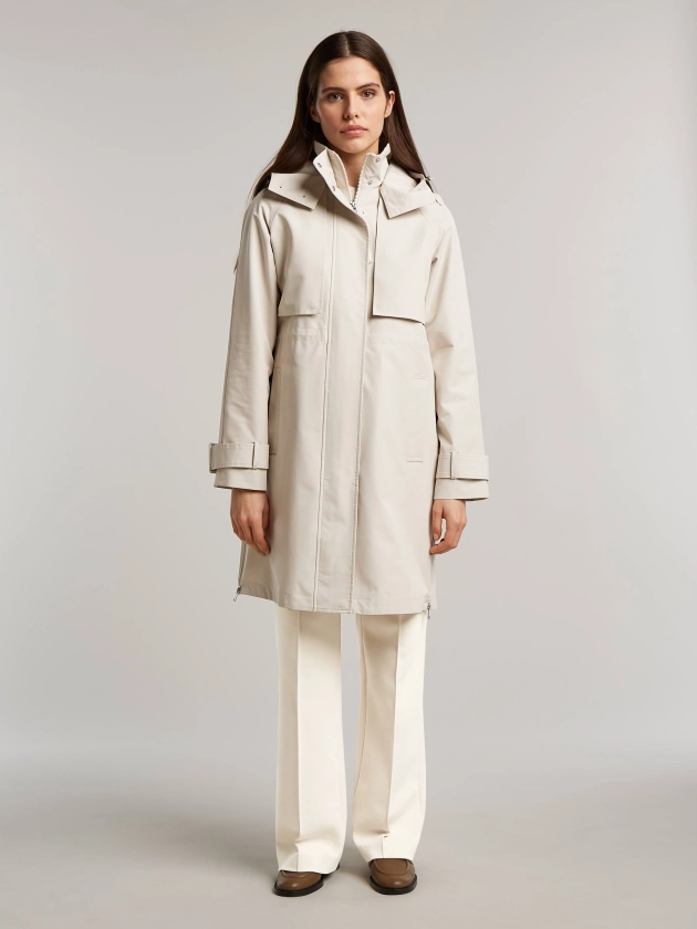 TAMI raincoat - pumice stone