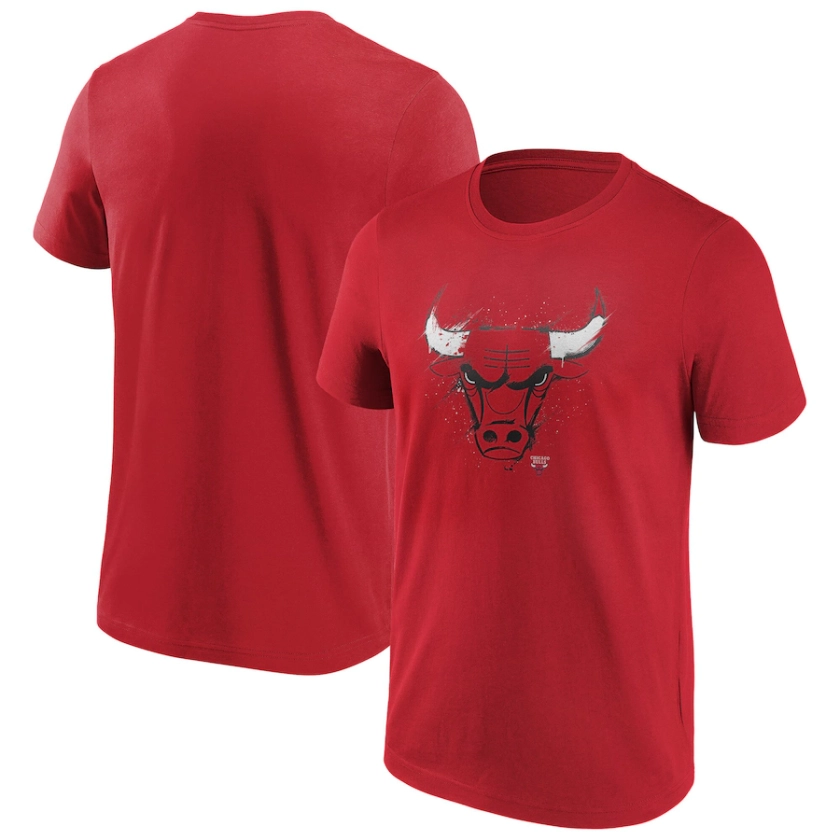 Chicago Bulls Splatter Graphic T-Shirt - Mens