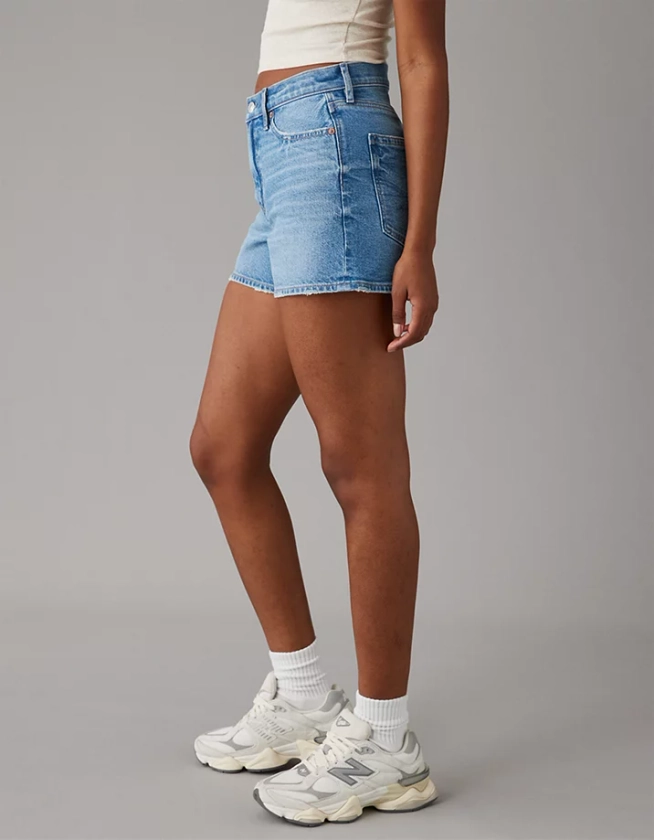 AE Strigid Super High-Waisted Relaxed Denim Short