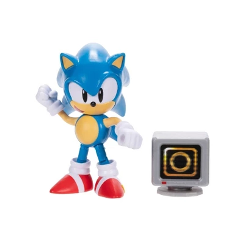 Sonic Classic with Ring Item Box 4" Action Figure