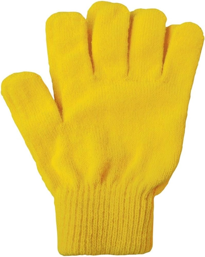 Amazon.com: A&R Sports Knit Gloves, Gold, One Size : Clothing, Shoes & Jewelry
