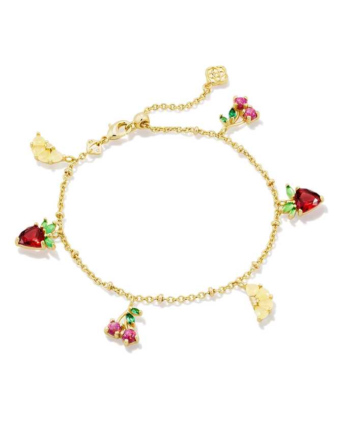 Fruit Gold Delicate Chain Bracelet in Multi Mix | Kendra Scott