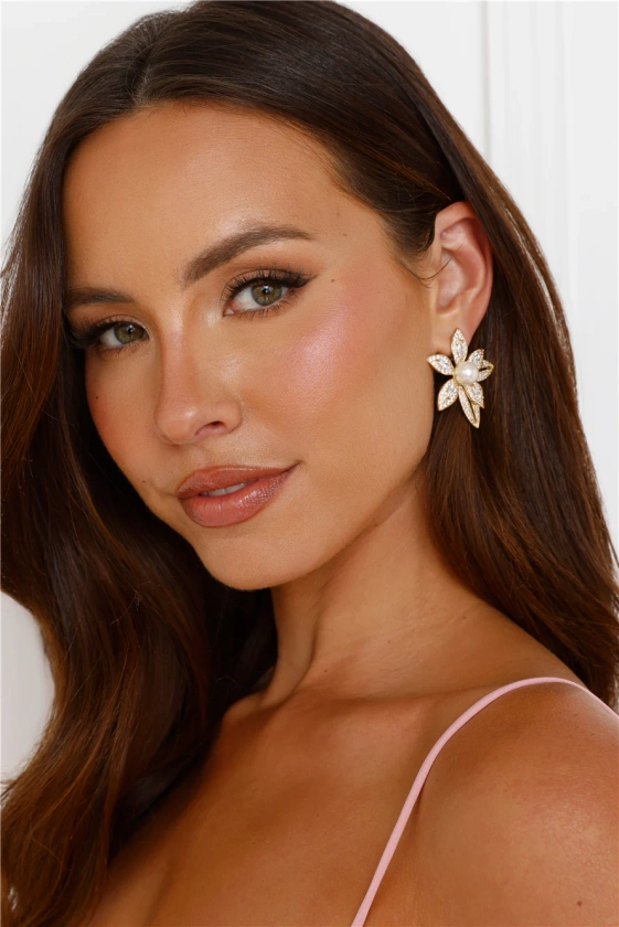 18k Gold Plated Sunlit Beauty Earrings Gold