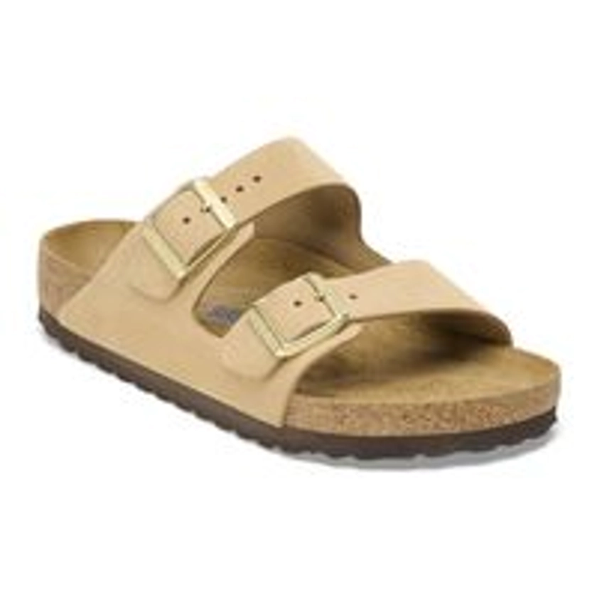 Arizona Lit de pied souple Cuir nubuck Sandcastle | BIRKENSTOCK