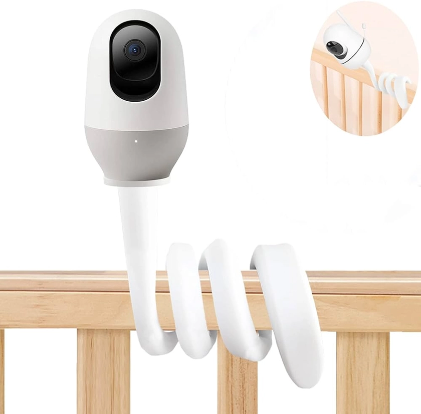 EYSAFT Baby Monitor Holder Compatible with Nooie IPC100 360-degree Baby Monitor Stand Compatible with Hellobaby HB65/HB66 Baby Monitor