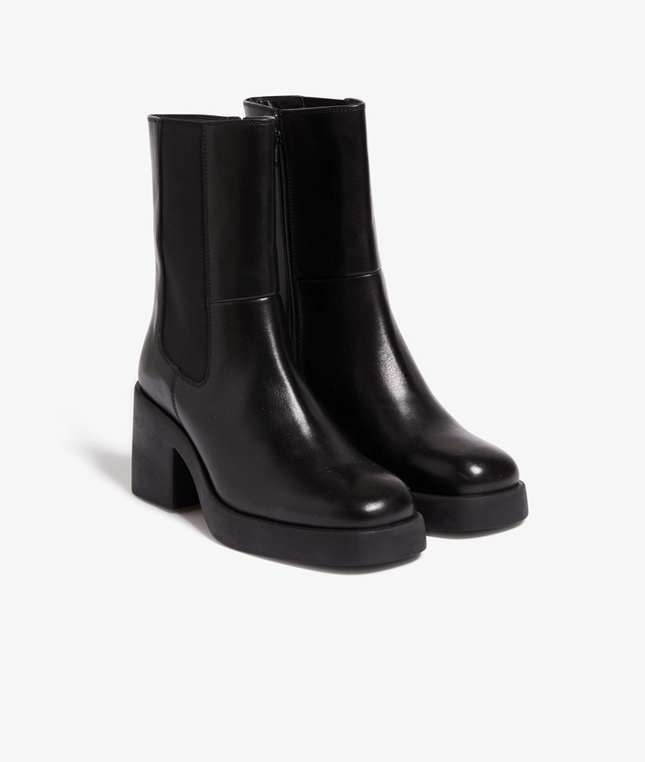 Bottines en cuir CUIR - ETAM