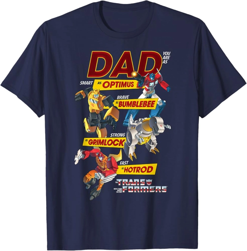 Transformers Father's Day Autobots Dad You Are Smart Logo T-Shirt