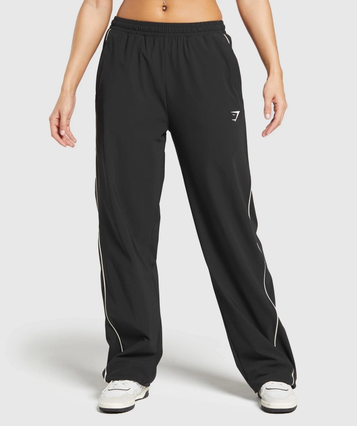 Gymshark Stitch Feature Woven Pants - Black