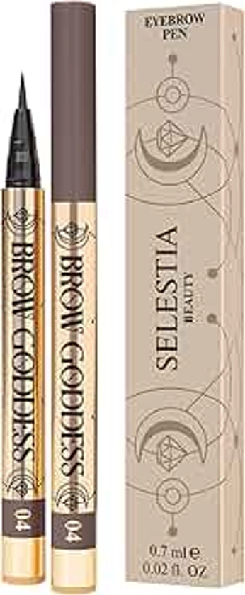 Eyebrow Pen Brow Goddess - High-Pigmented & Waterproof Brow Pen - Easy to Use Brow Definer - Lightweight Texture - 0.02 oz (Ishtar)