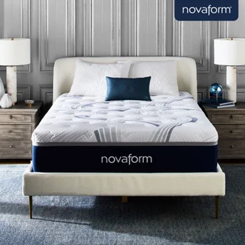 Novaform 14” ComfortGrande Advanced Gel Memory Foam Mattress 