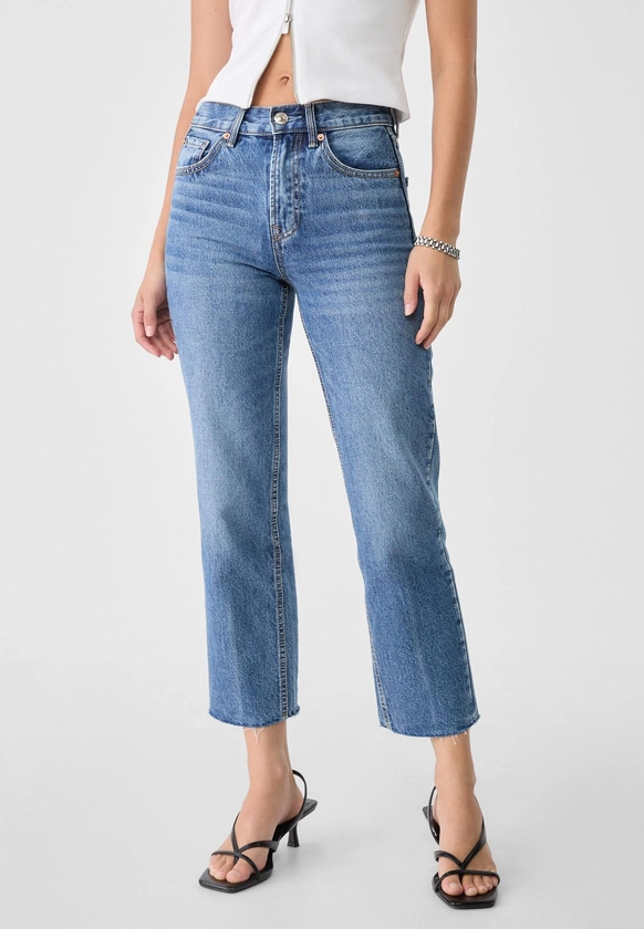 Jeans straight cropped