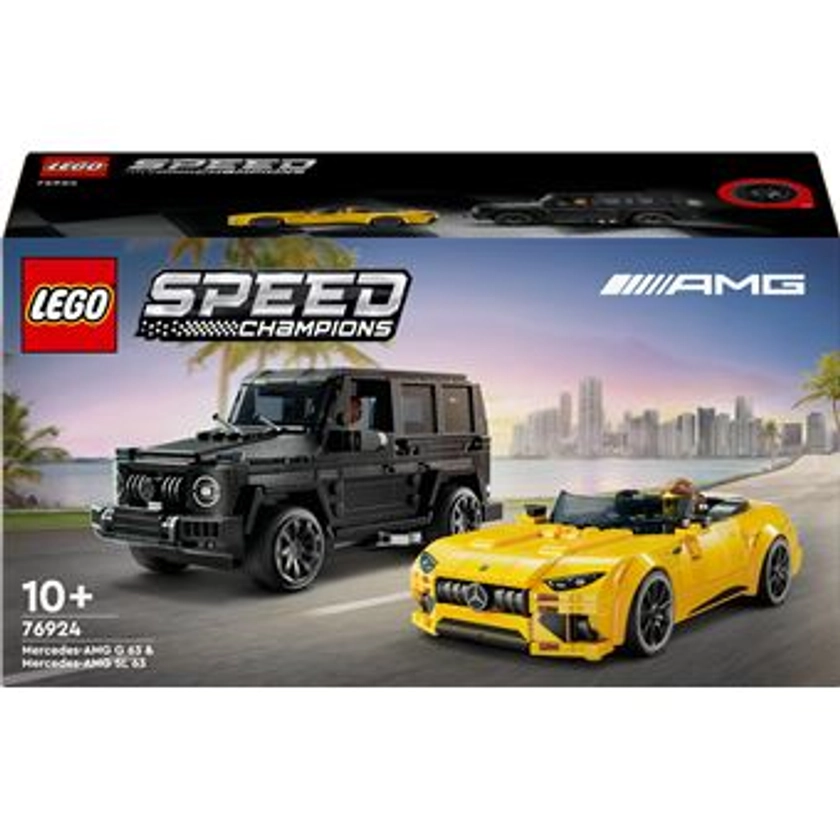 LEGO® Speed Champions 76924 Mercedes-AMG G 63 et Mercedes-AMG SL 63