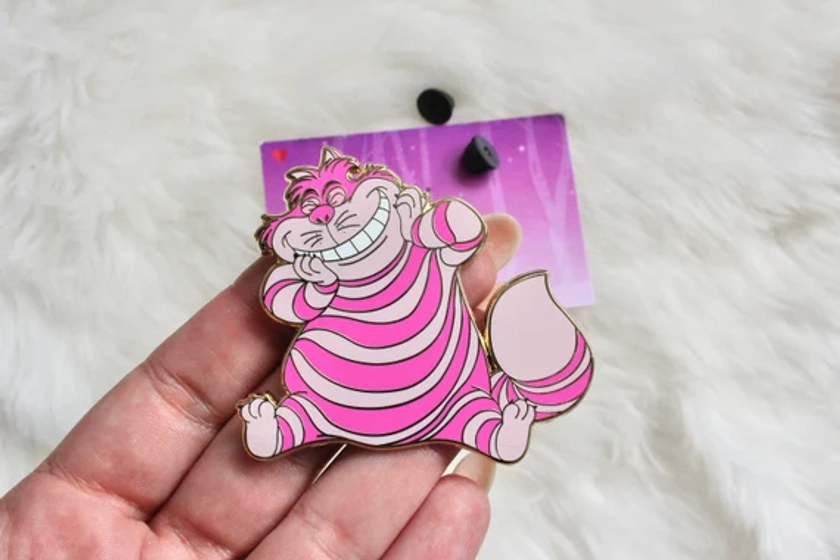 Cheshire cat pin