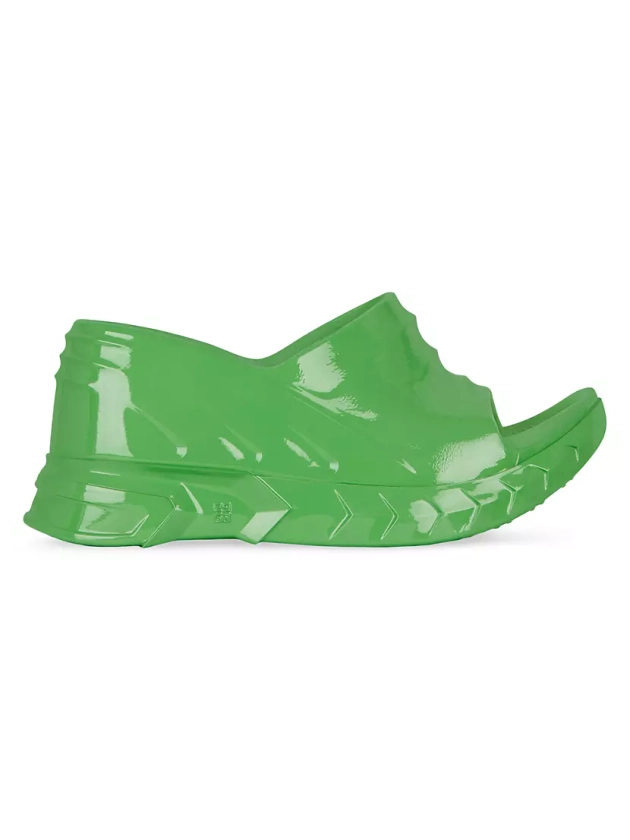 Marshmallow Wedge Sandals in Rubber