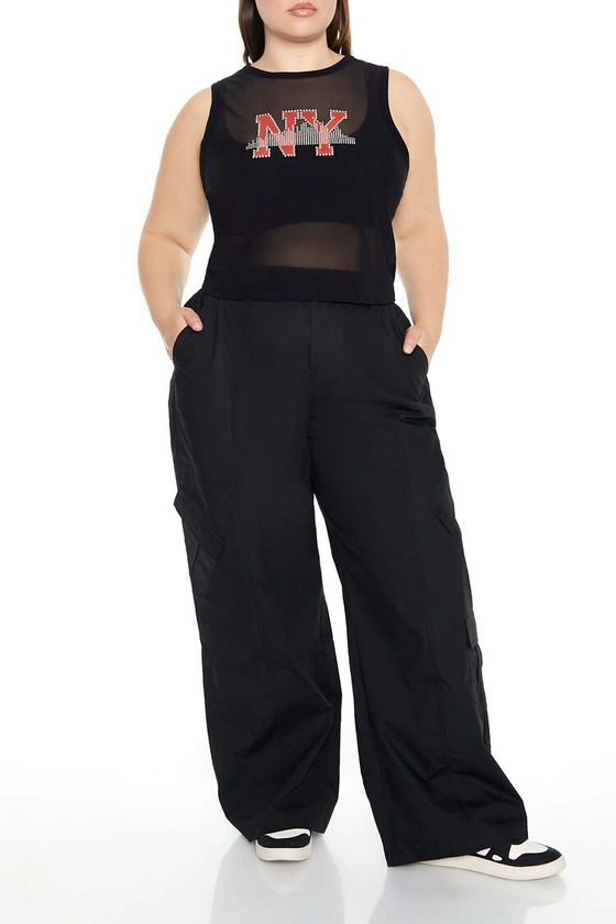 Plus Size Wide-Leg Cargo Pants | Forever 21