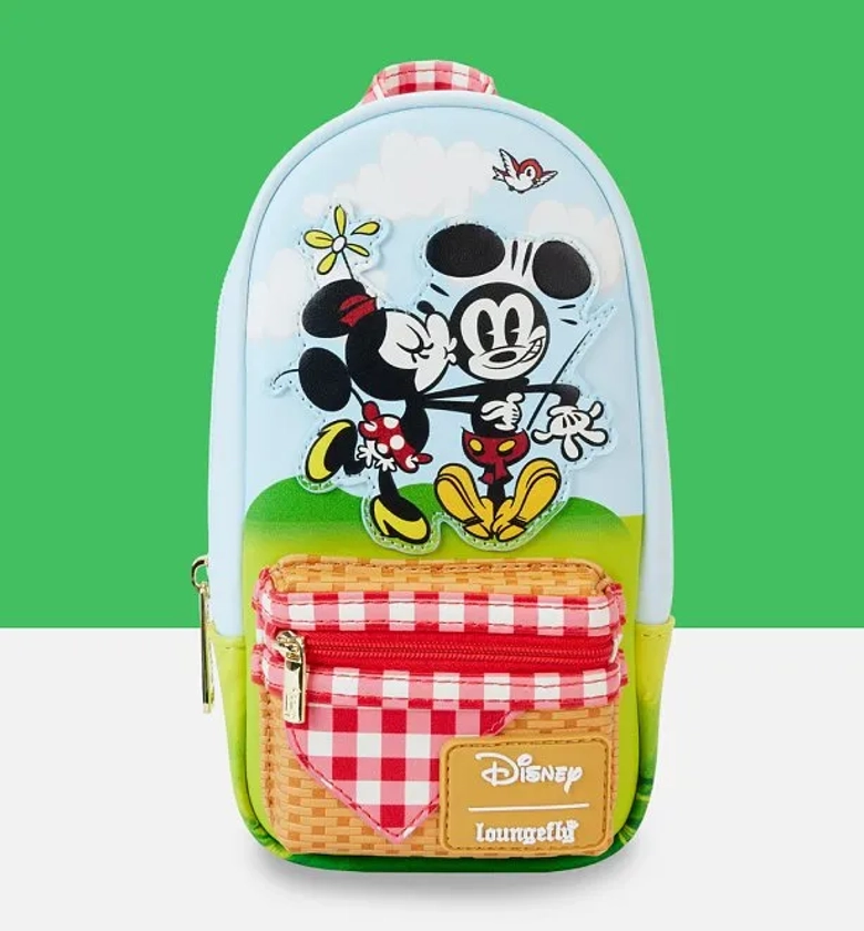 Loungefly Disney Mickey And Friends Picnic Mini Backpack Pencil Case