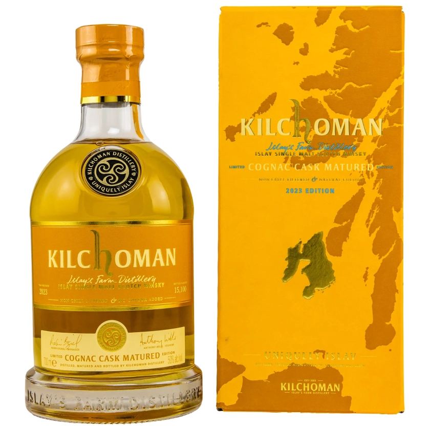Kilchoman Cognac Cask Matured Uniquely Islay 2023 Edition hier kaufen | whic.de