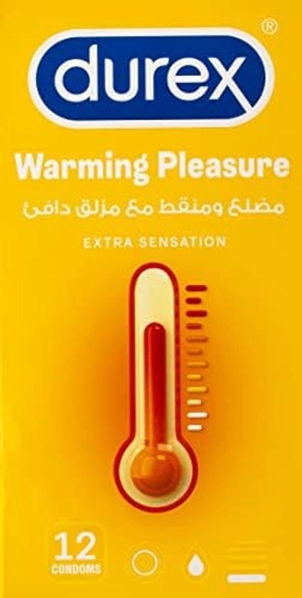 Durex Warming Pleasure Condom - Pack Of 12: Buy Online at Best Price in UAE - Amazon.ae