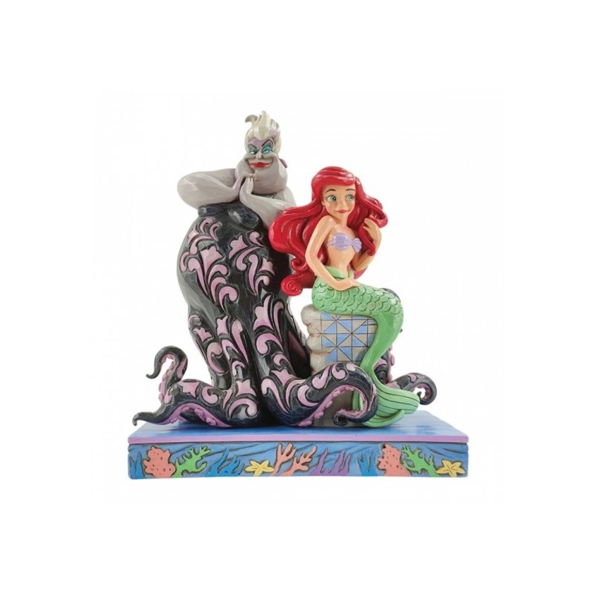 Figurine Ariel et Ursula by Jim Shore