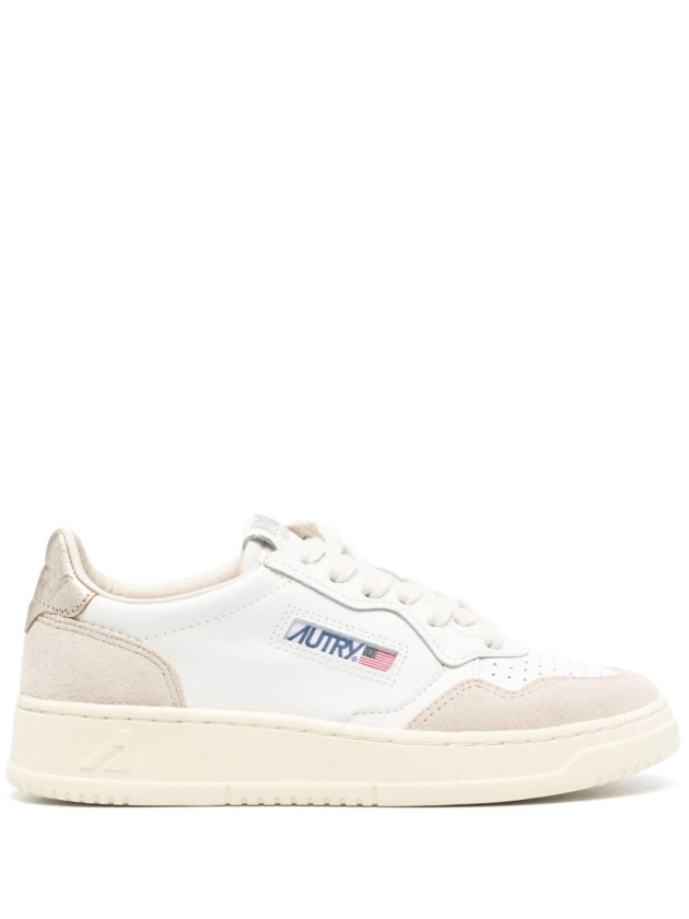 Autry Baskets Medalist En Cuir | Blanc | FARFETCH FR