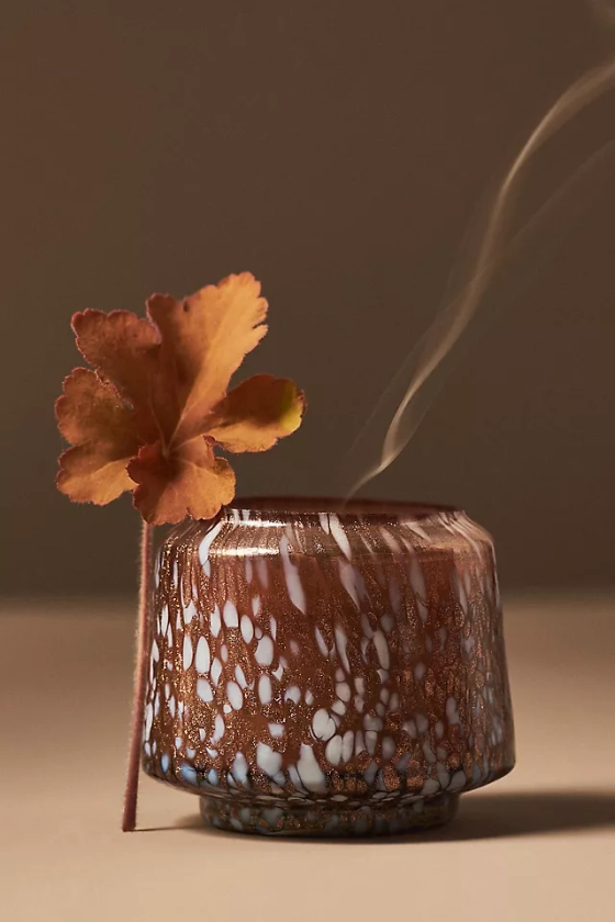By Anthropologie Fruity Honeycrisp Oakwood Glass Jar Candle