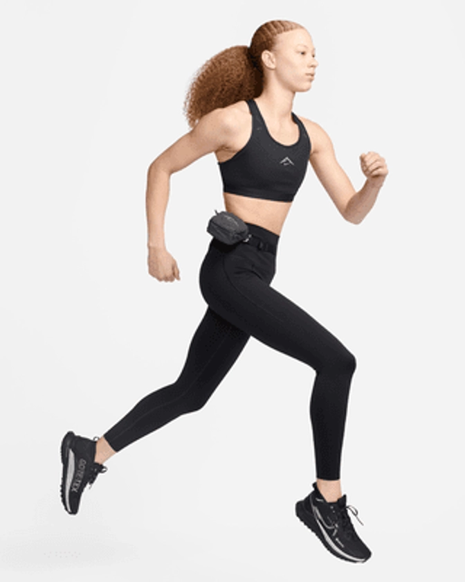 Legging 7/8 à taille haute et maintien supérieur avec poches Nike Trail Go pour femme