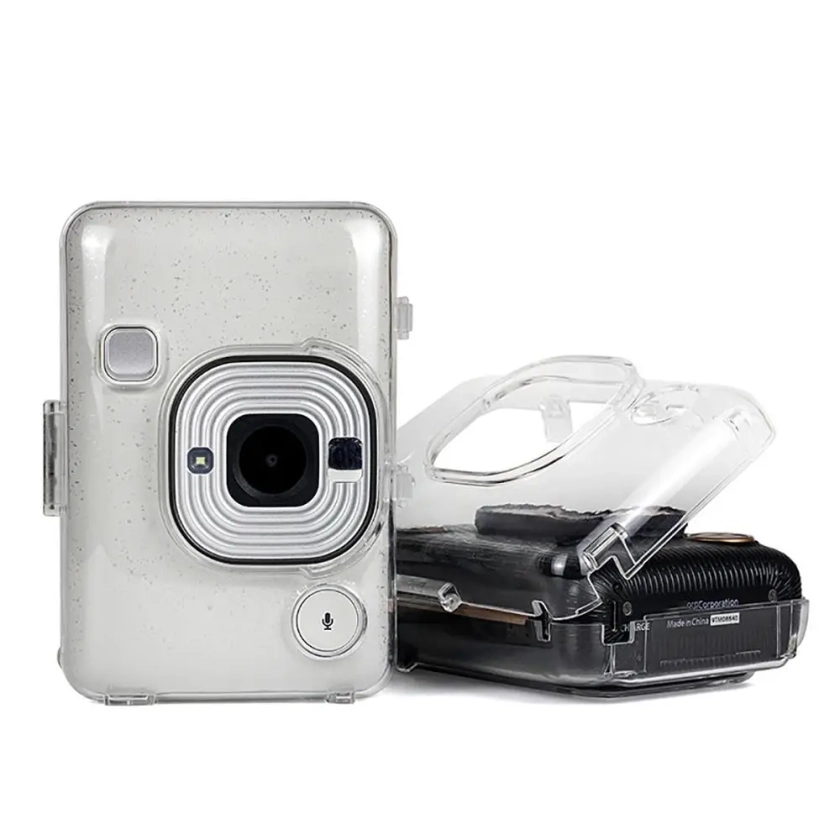 Funda protectora de PVC de cristal transparente para cámara instantánea, bolsa de almacenamiento, cubierta para Fujifilm Instax mini Liplay