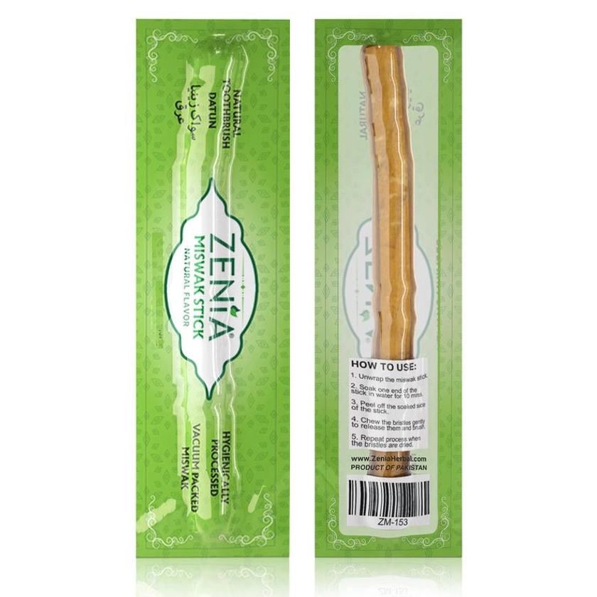 Zenia Sewak Miswak Natural Toothbrush Stick