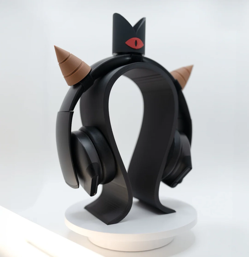 Cult of the Lamb Inspired Cosplay: Majestic Crown & Horns Headphone Accessory