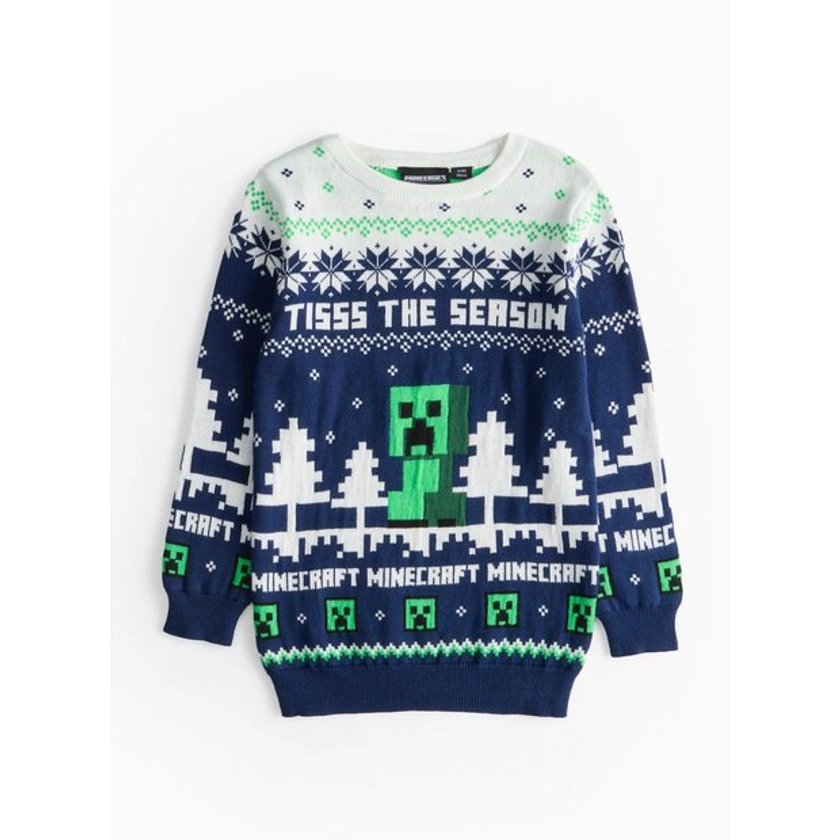 Buy Christmas Minecraft Knitted Jumper 5 years | Christmas jumpers | Tu