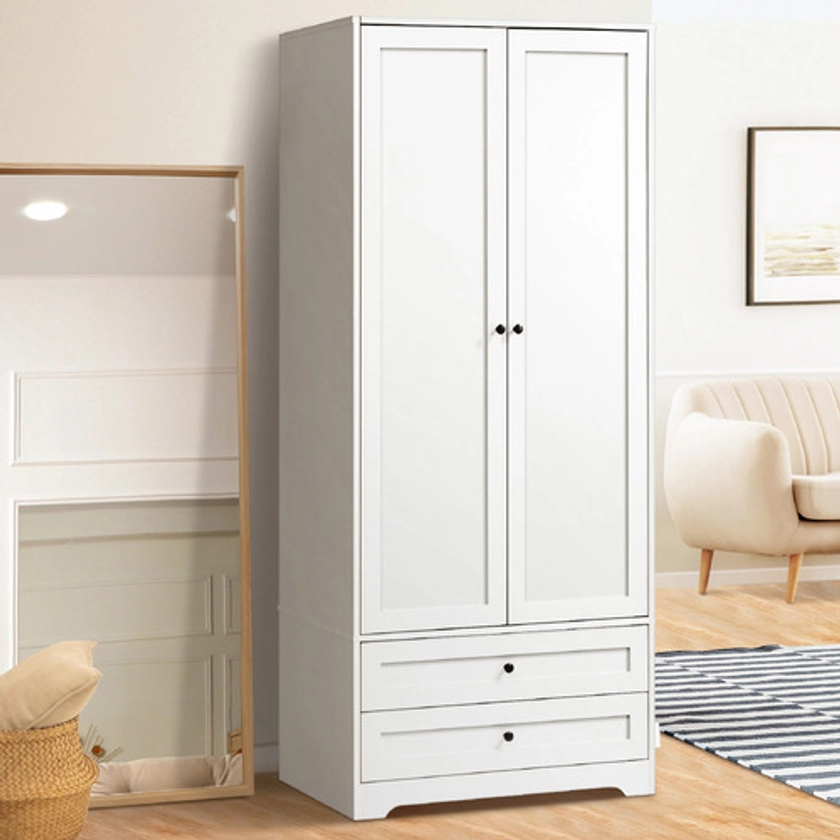 Aurora 2 Drawer 2 Door Wardrobe