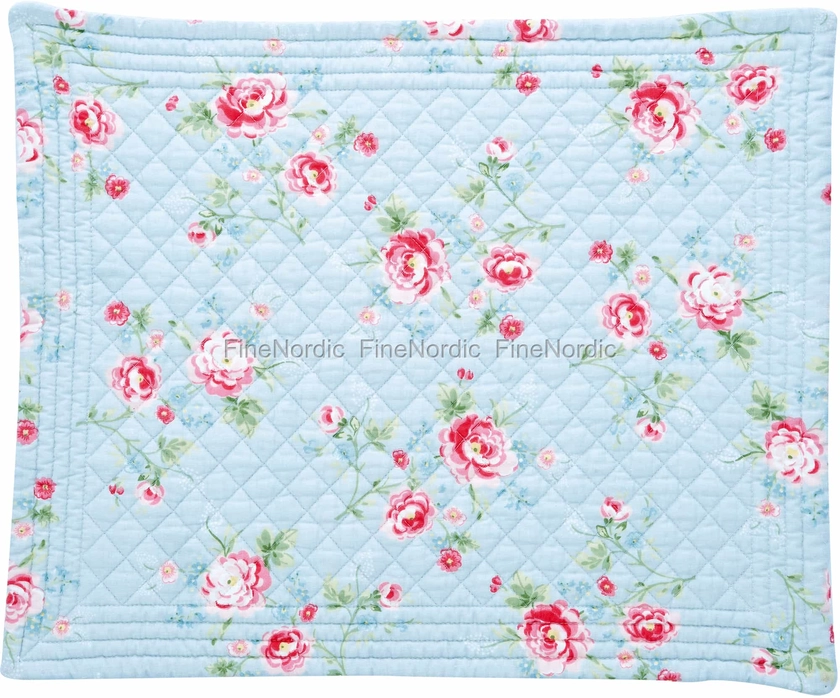 GreenGate Quilted Placemat Alma Pale Blue