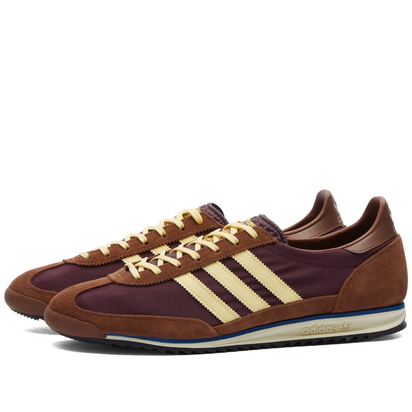 Adidas SL 72 Maroon, Almost Yellow & Preloved Brown | END.