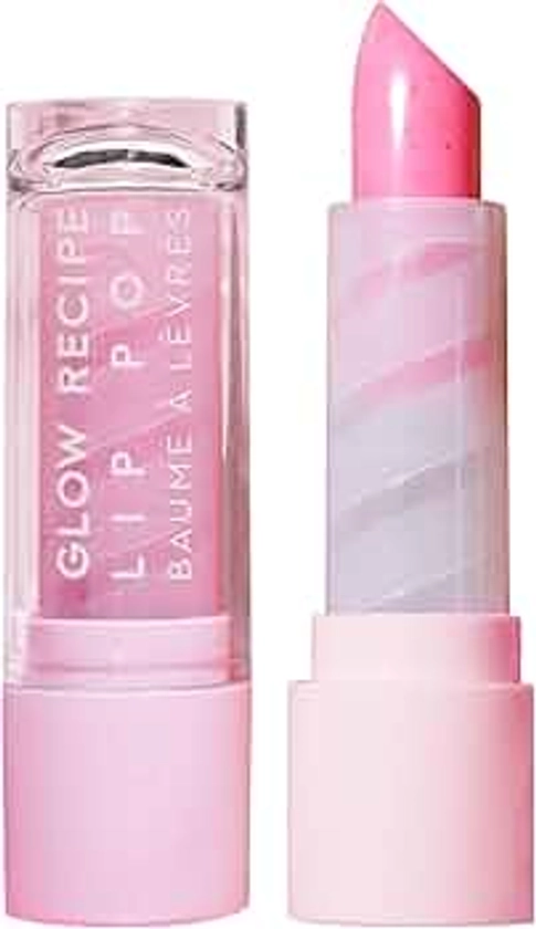 Glow Recipe Watermelon Glow Lip Pop - Exfoliating + Hydrating Lip Balm with Coconut Sugar + Watermelon Extract + Vitamin E + Macadamia Oil - 2-in-1 Hydrating Lip Balm - Cruelty-Free, Vegan (0.1oz)