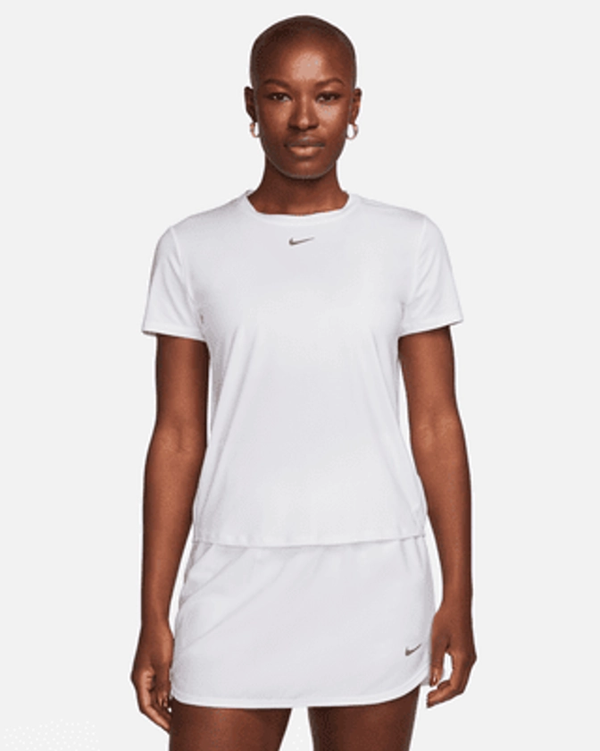 Haut à manches courtes Dri-FIT Nike One Classic pour femme