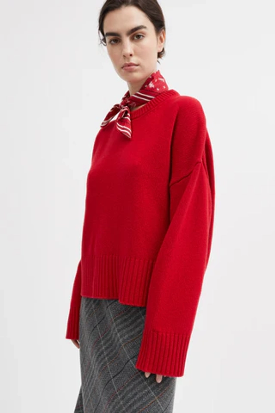 Campa jumper - Aurora red