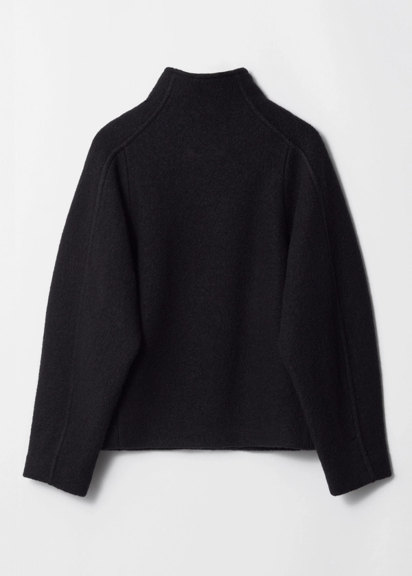 Asymmetric Wool Jacket