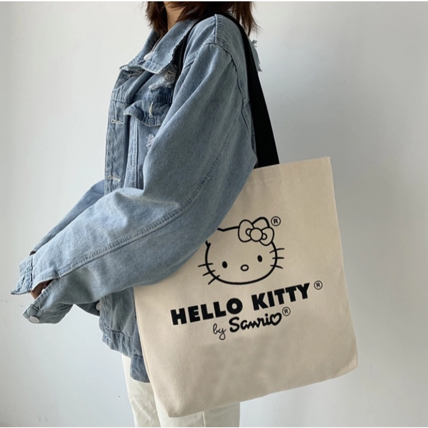 Ecobag Hello kitty | Shopee Brasil