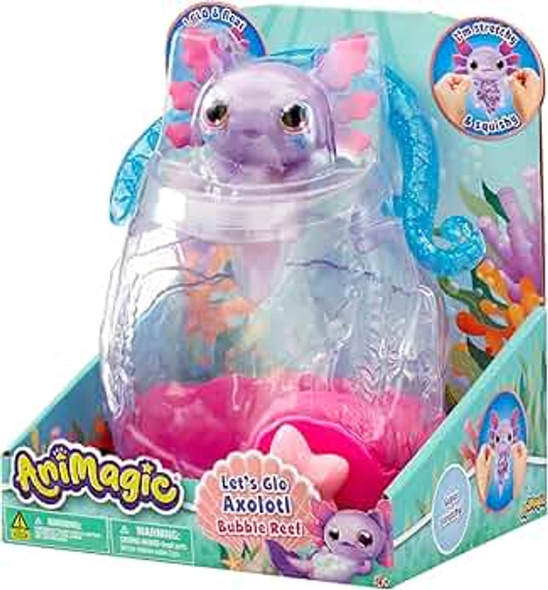 Goliath Animagic Let's Glo Axolotl Bubble Reef