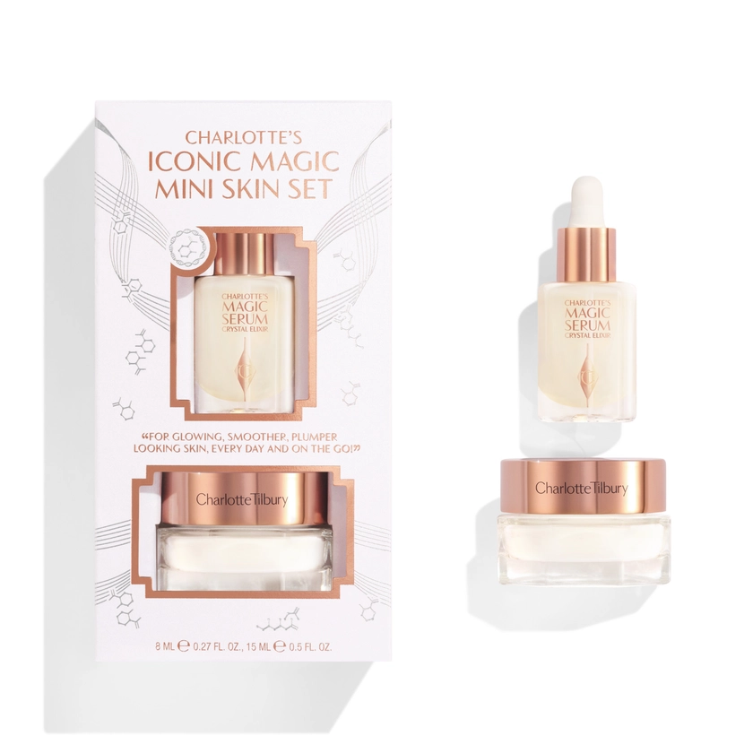 Magic Mini Skin Set: Travel-sized Moisturiser & Serum Gift | Charlotte Tilbury