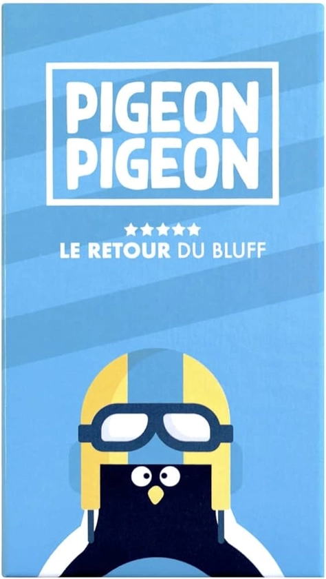 Pigeon Pigeon - Jeu de société hilarant pour Toute la Famille (Enfant et Adulte) - de 2 à 10 Joueurs - Sélection Meilleurs Jeux GQ, France Inter, Topito