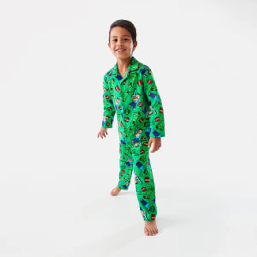 Minecraft License Flannelette Pyjama Set