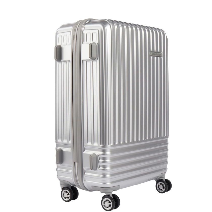 Silver Fashion Suitcase 77cm